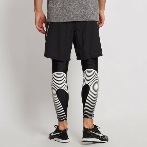 Nike Pro Stride Dri-Fit Mens Small Running Gym Shorts Drawstring Lined Pockets - Picture 3 of 11